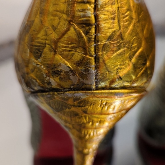 Christian Louboutin Iridescent Reptile Print So Kate Heel Size 41 - Picture 13 of 13